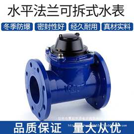 宁波水表LXLC可拆式螺翼旋翼式法兰冷水表dn50 65 80 100 150 200