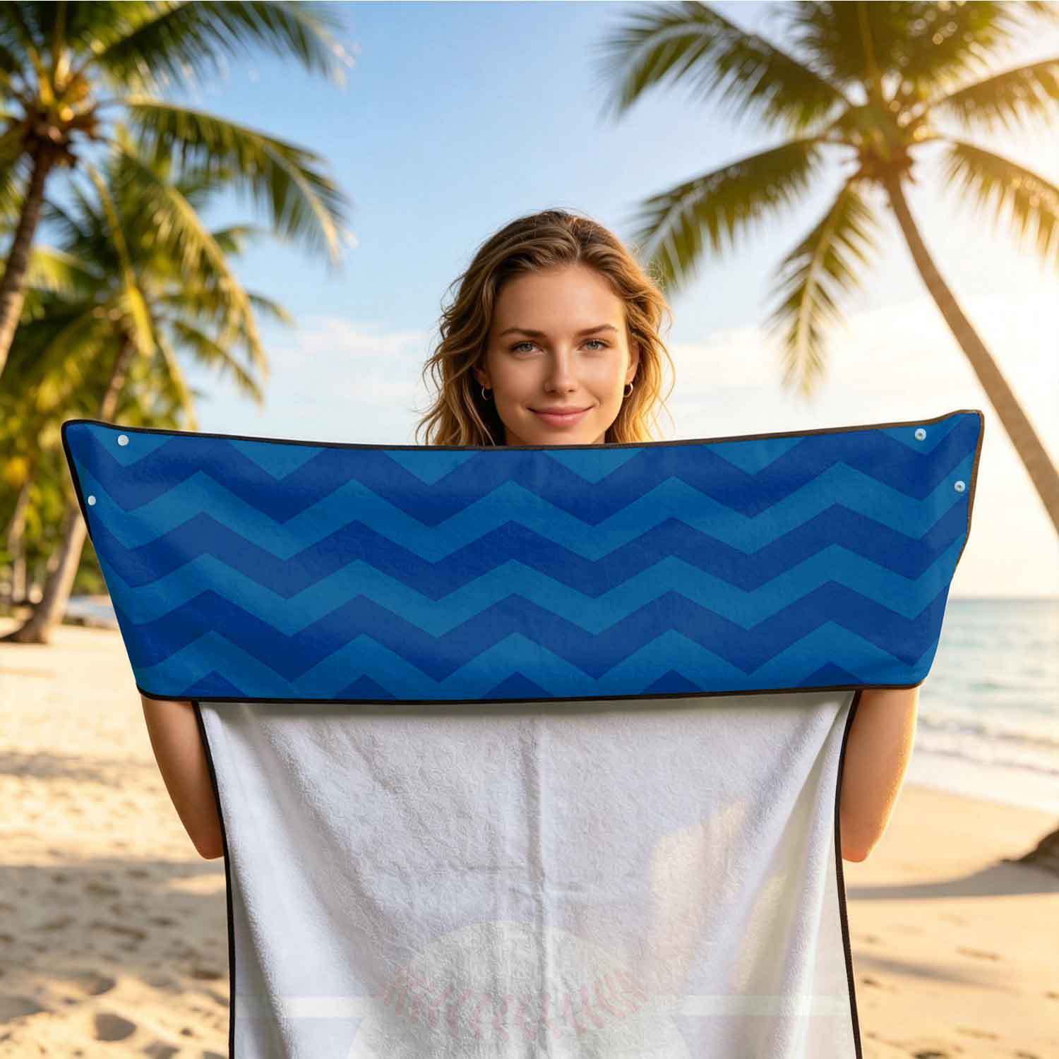 2-piece dual-use car seat cover, ultra-fine fiber, can be used as a beach towel, printed car protective seat cover 13