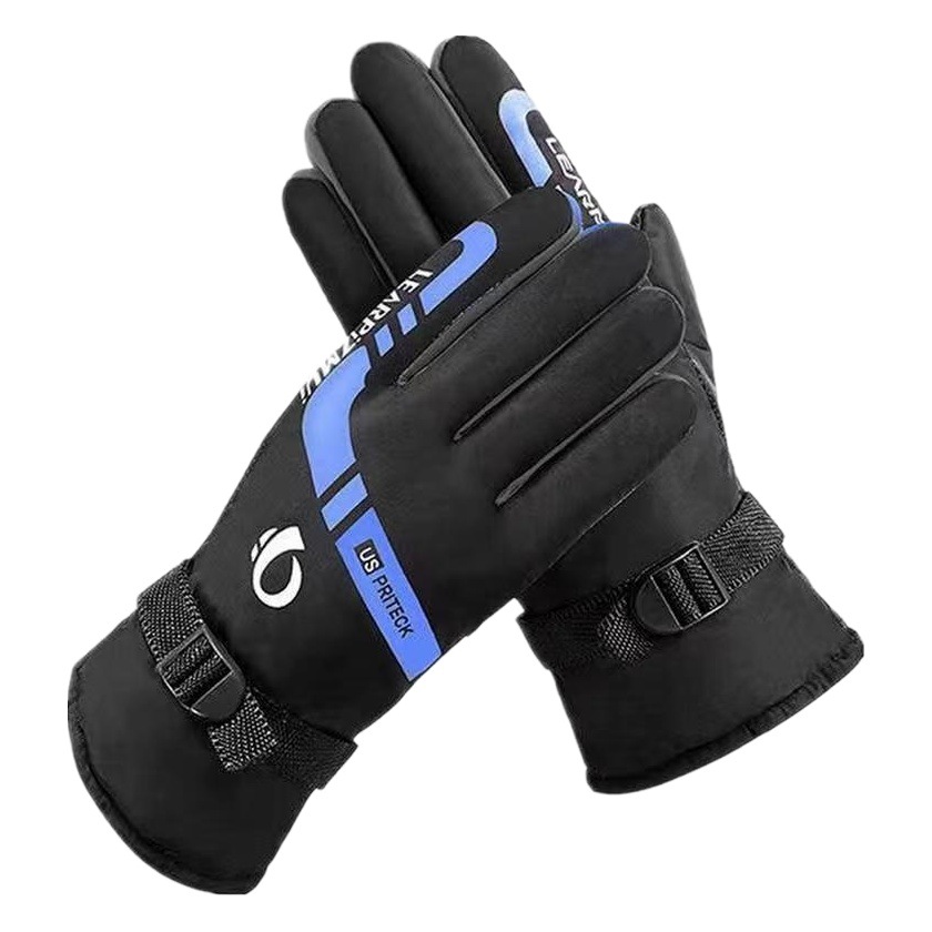 防風防水ベルベット保温バイク冬防寒自転車はすべて男性手袋の戸外手袋を指している