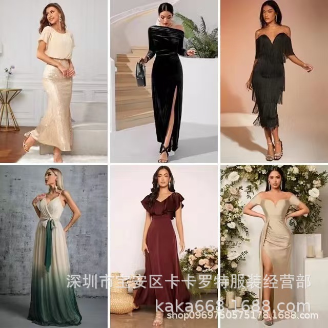 2026 nueva ropa de mujer SHEIN venta caliente sexy vestido de cadera vestido vestido de mujer fábrica al por mayor bajo precio