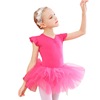 Children's summer skirt, dancing sports clothing, with short sleeve