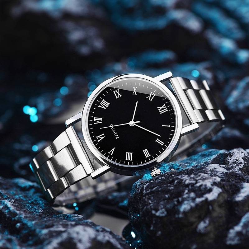 メーカー直営シンプルwatch安いプレゼント腕時計卸売り _ 合金帯石英腕時計男性ビジネススーツ|undefined
