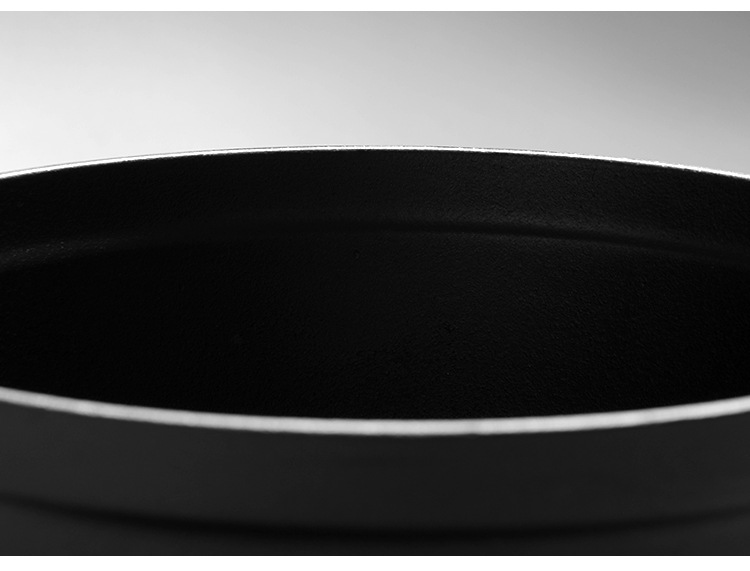 European Style Cast Iron Bread Pan With Double Handles Deepened_voghion.com