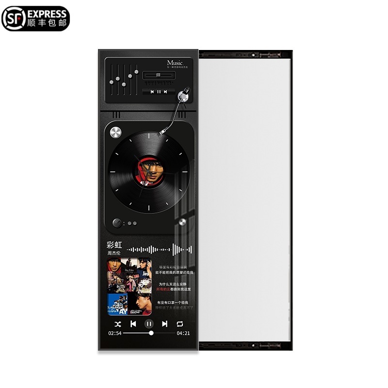 ビニールレコード隠し全身鏡装飾画開閉式ドレッシングミラー引き込み式開閉式玄関壁画|undefined
