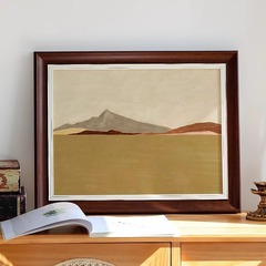 復古畫框架做舊相框掛牆4K8k水彩素描a3a4紙海報油畫拼圖裝裱外框