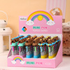 soft rubber card leather barra four-color ballpoint pen cute shape mini journal pen student prize pen creative stationery