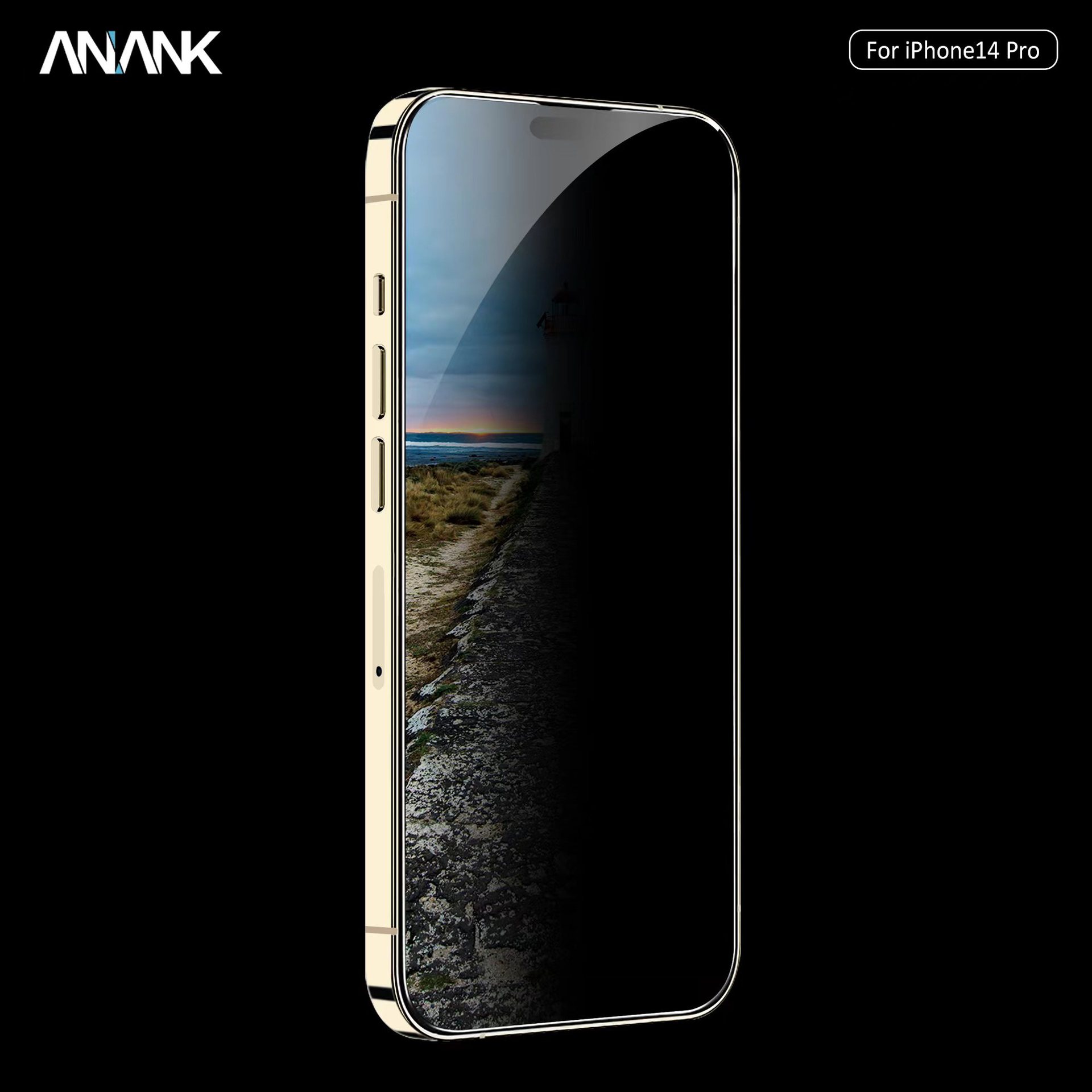 ANANK marca iPhone15promax anti-Peeping Pantalla Completa Protección de Privacidad película templada pantalla iPhone15