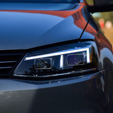 适用于新速腾大灯总成 12-19大众速腾LED大灯改装R8款氙气灯日行