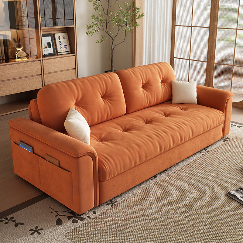 오렌지색 피부 친화적인 플란넬