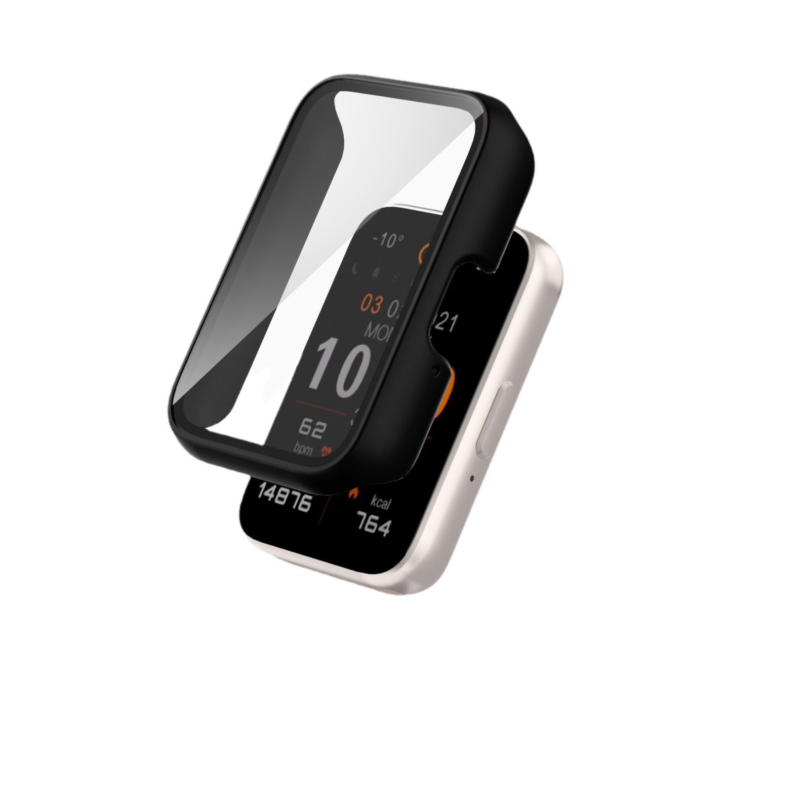 This is a protective case for the Samsung FIT3 wristband, featuring a PC matte finish and a solid color glossy finish with an integrated case and film Item Picture