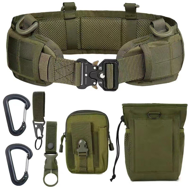 Transfronterizo amazónica fan al aire libre táctico multifuncional cinturón de cintura de cintura de cintura de entrenamiento de campo CS