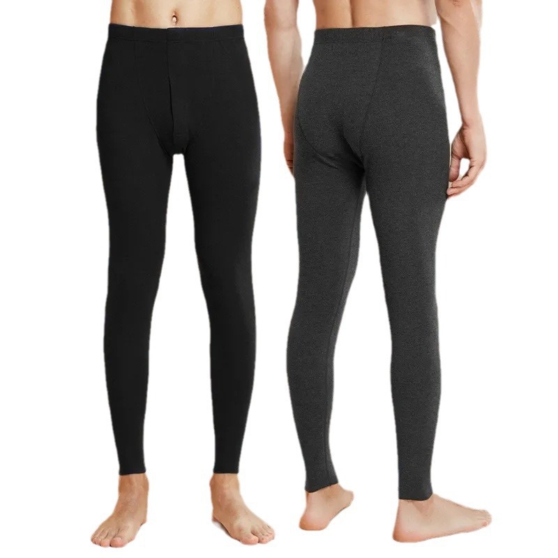 Fabricantes al por mayor pantalones cálidos para hombres con terciopelo grueso a prueba de frío calzado de calzado para hombres delgados pantalones de invierno para hombres