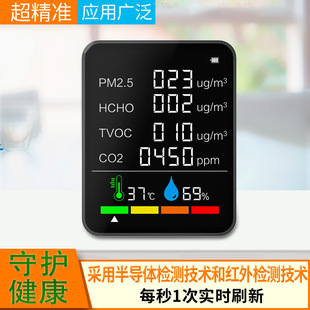 PM1.3 air quality detector PM2.5 carbon dioxide NDIR sensor TVOC formaldehyde HCHO