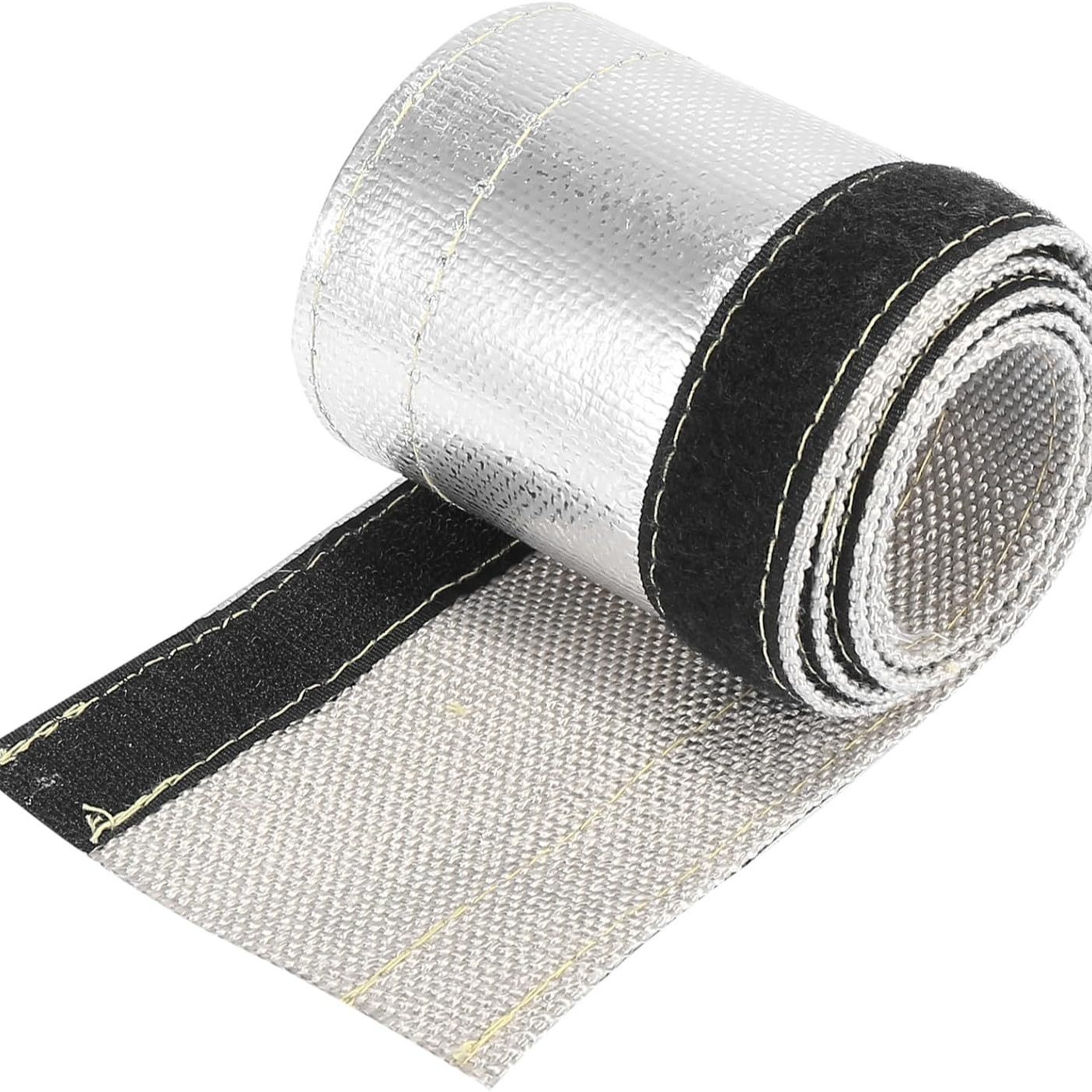 反辐射热铝箔护套管 高温反辐射热套管 搭扣式魔术贴可拆卸式管