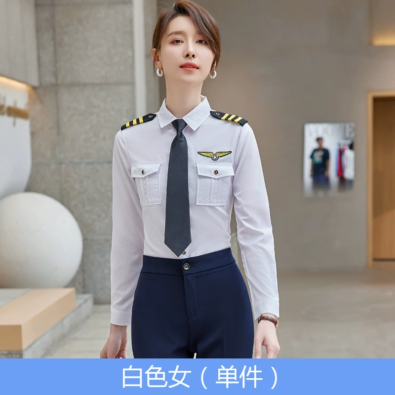 【Специализированная поставка профессиональных школ】университетный uniforme для скоростного поезда весна и осень, стюардесса South Airlines, пустые костюмы, красная барабанная выступления