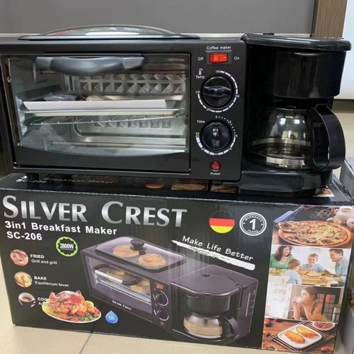 Home Breakfast Maker Multifunctional All-in-One Coffee Maker and Bread Maker