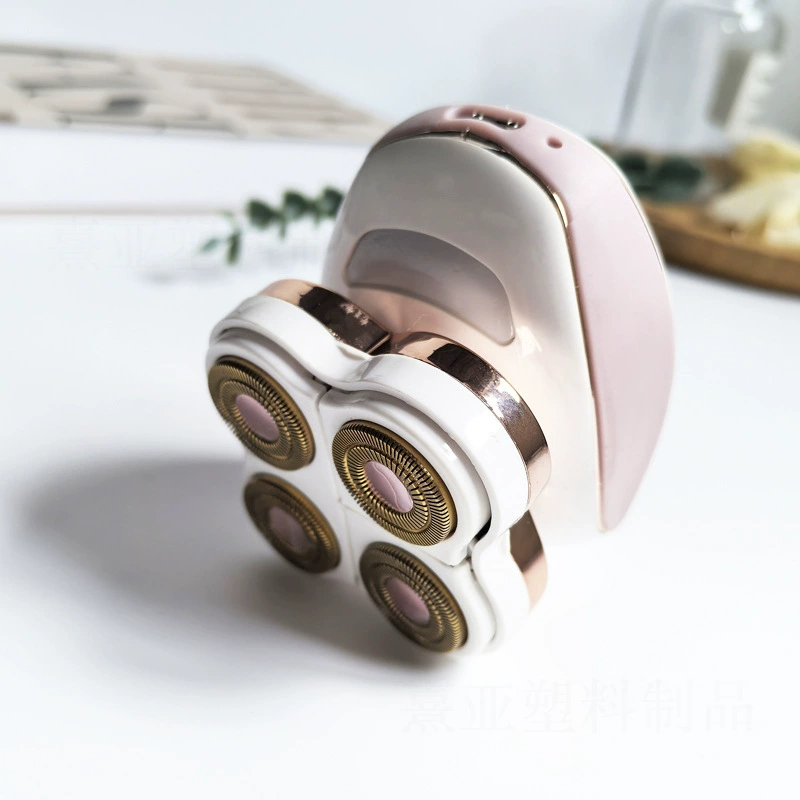 Трансграничный четырехголовый леди бритье Электрический вращающийся бритье для всего тела Электрический инструмент для удаления волос