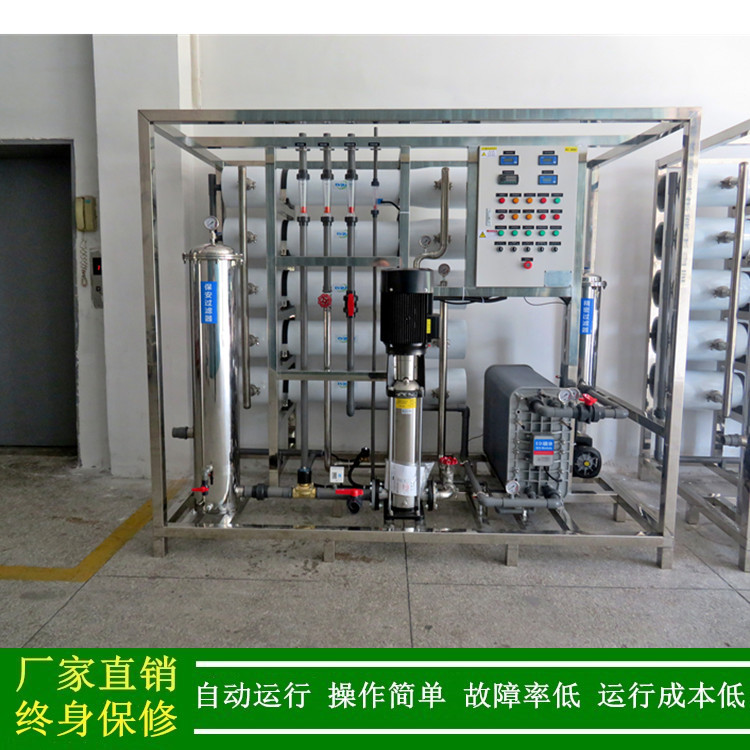 供应反渗透水处理设备锅炉除盐水设备二级RO反渗透+EDI超纯水系统
