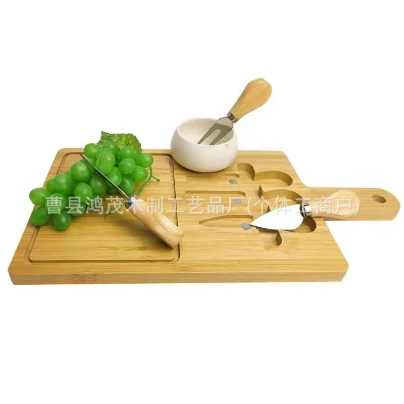 竹制芝士板刀板热销木制面包板披萨板楠竹奶酪板切菜砧板定制批发