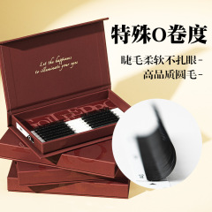 gollee古梨單根多取圓毛O卷嫁接假睫毛蠶絲0.07圓毛種植美睫