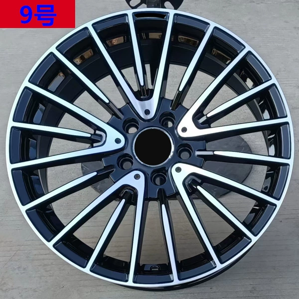 17x8J-No. 9-black glossy surface