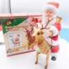 Riding deer Santa