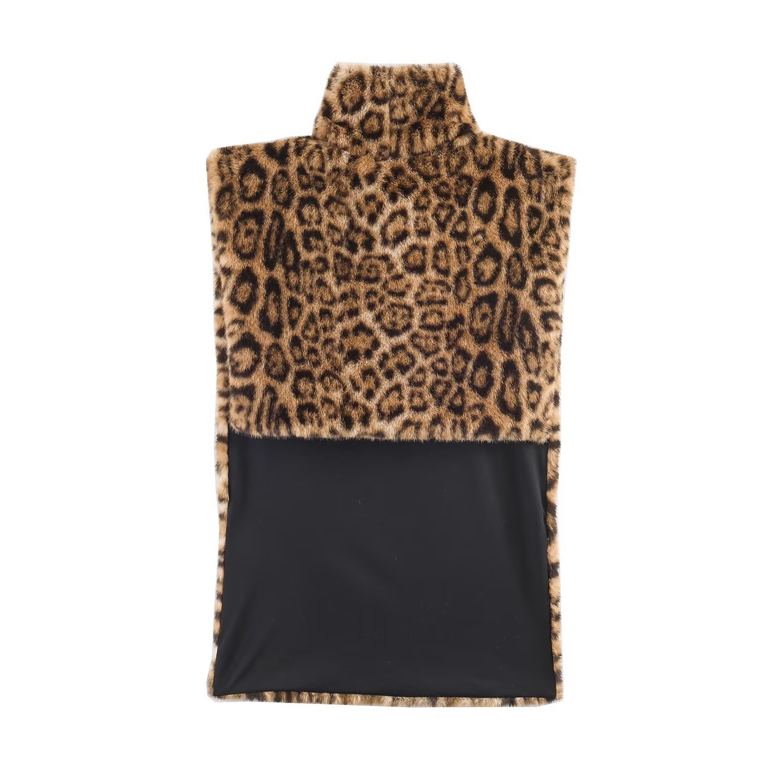 ZA comercio exterior al por mayor estilo europeo y americano francés moda de mujer temperamento casual Xiaomi chaleco de chaleco estampado image 4