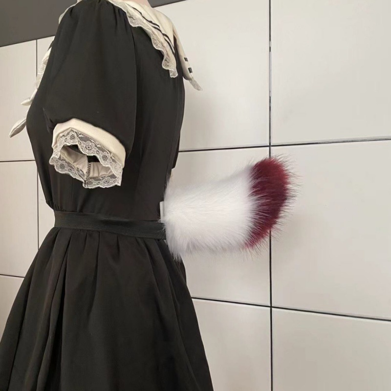 화이트 + 와인색 리모컨형 [양꼬리]