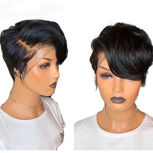 Lace front wig bobo wig natural black lace front wig bobo wig factory delivery