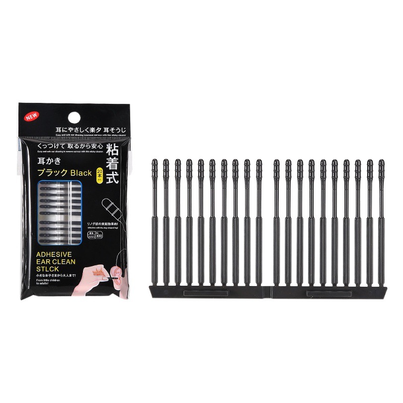 Sticky Spiral Ear and Nose Cleaning Stick Internet Popular Ear Digging Spoon Disposable Sticky Cotton Swab Self-adhesive Ear Stick Cotton Swab
