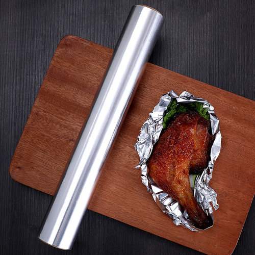 Tin foil boxed household food-grade aluminum foil baking barbecue air fryer special thickened commercial tin foil sheet oil paper