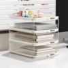 Cream White 4-Layer Dopamine File Rack