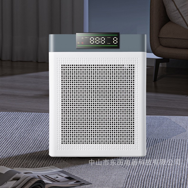 New Cross-Border Export Smart Air Purifier with Double-Sided Air Inlet to Quickly Remove Second-Hand Smoke, Odor, Dust and Formaldehyde