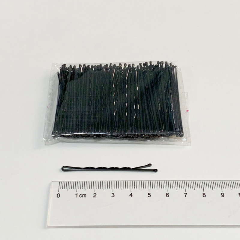 Clip en forma de U negro negrita apretada Placa de estudio horquilla de novia horquilla clip de acero clip de pelo roto flequillos tocado