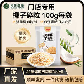 南国黄金椰粒100g椰肉粒甜品蛋糕酸奶烘焙商用原料批发海南特产
