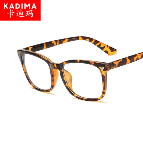 Classic fashion retro rice nail flat mirror Korean version anti-blue light 8082 glasses frame personalized trendy men's glasses frame