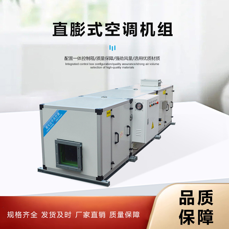 扬州商用直膨式恒温恒湿净化空调机组2000CMH7排一机多用中央空调