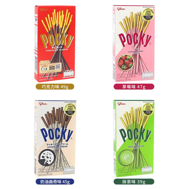 Greegao POCKY Baili шоколад Baseball Длинная прут Wickar молочный печенье покрытие декоративная качающиеся печенье закуска