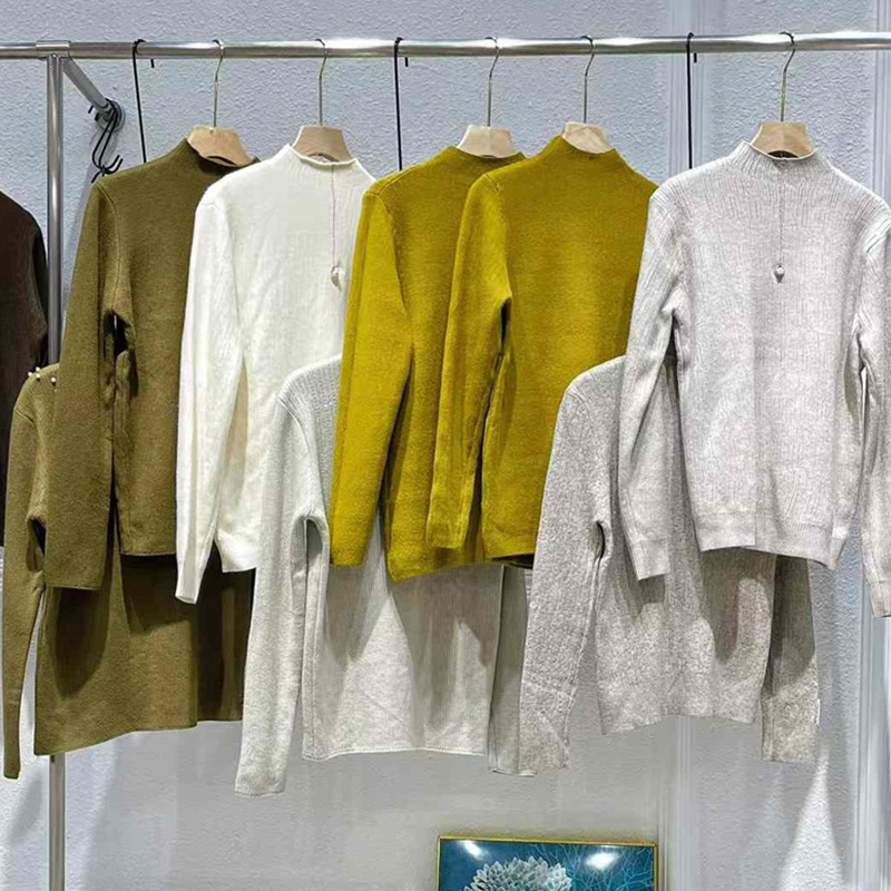 24 Winter MsShe Thickened One-piece Cashmere Semi-high Neck Solid Color Sweater Live Entity Withdrawal Brand Discount Supply 24 Winter MsShe Thickened One-piece Cashmere Semi-high Neck Solid Color Sweater Live Entity Withdrawal Brand Discount Supply