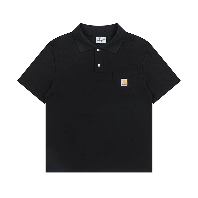 Классический рабочий стиль футболка Carhartt из чистого хлопка, плотная дышащая ткань, та же стилистика для мужчин и женщин, уличная мода Kahart с коротким рукавом