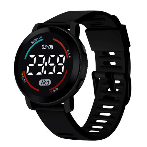 Factory direct sale new fashion waterproof electronic watch simple casual sports student exam LED electronic watch batch