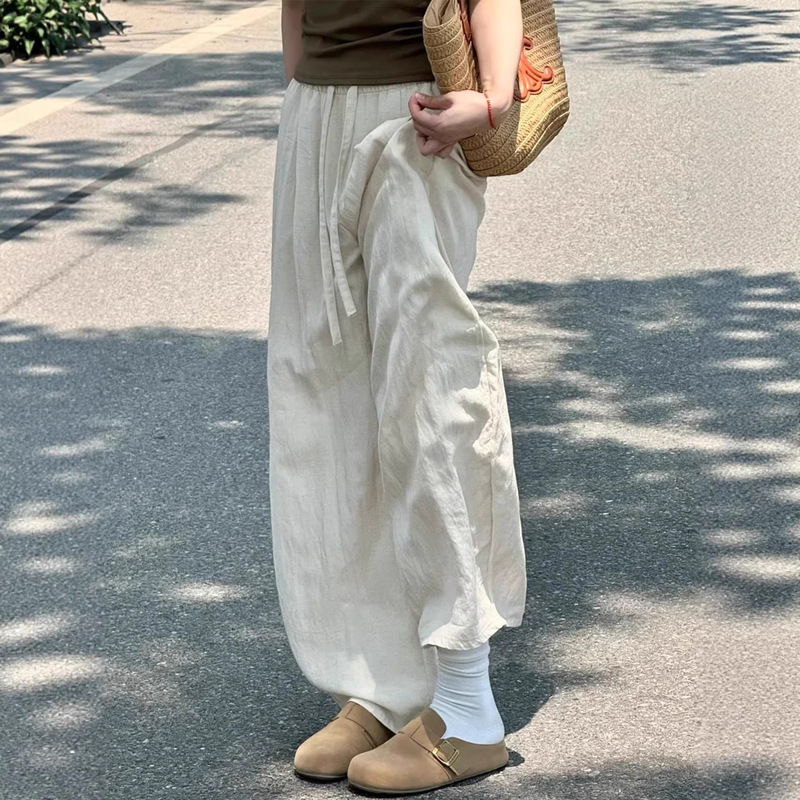 2026 New Slim-Fit Summer Pants Casual Pants Stylish Loose Fit Versatile Lazy Style Women's Pants 2026 New Slim-Fit Summer Pants Casual Pants Stylish Loose Fit Versatile Lazy Style Women's Pants