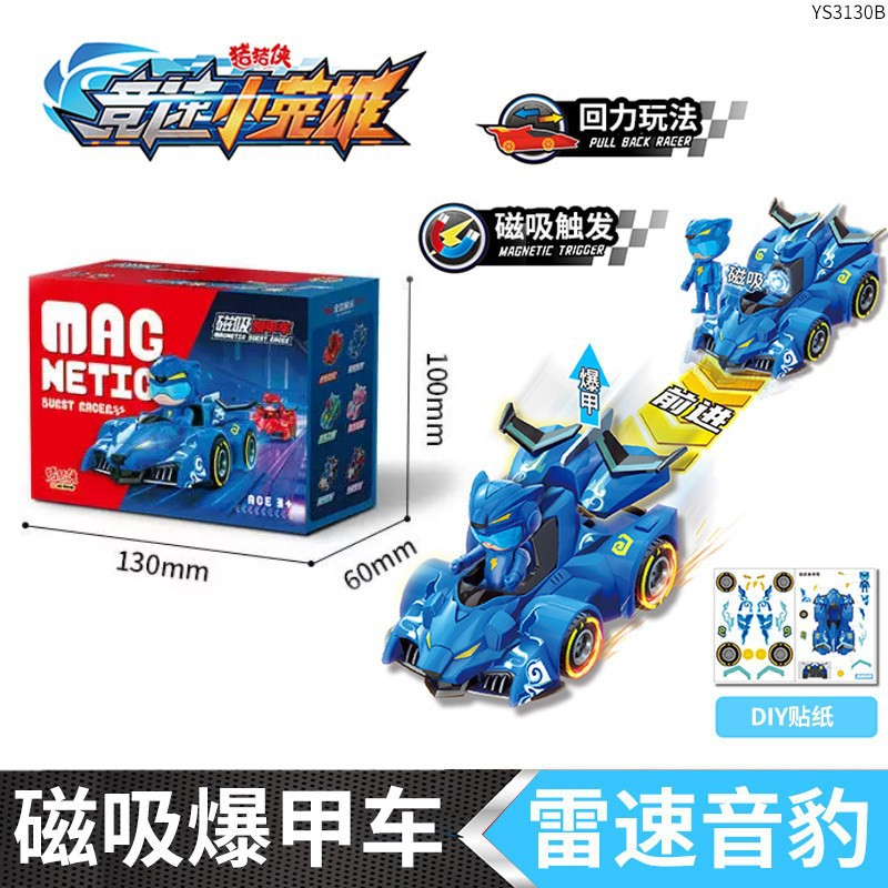 Magnetic Explosion Armor Vehicle Blind Box [Thunder Speed Sound Leopard] Unboxin…