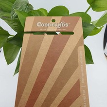 牛皮纸产品包装彩卡彩页家纺腰卡印刷覆膜烫金银跨境专供特种纸