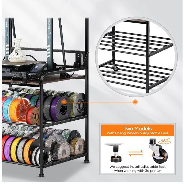 Printer, storage, tubing, 3D
