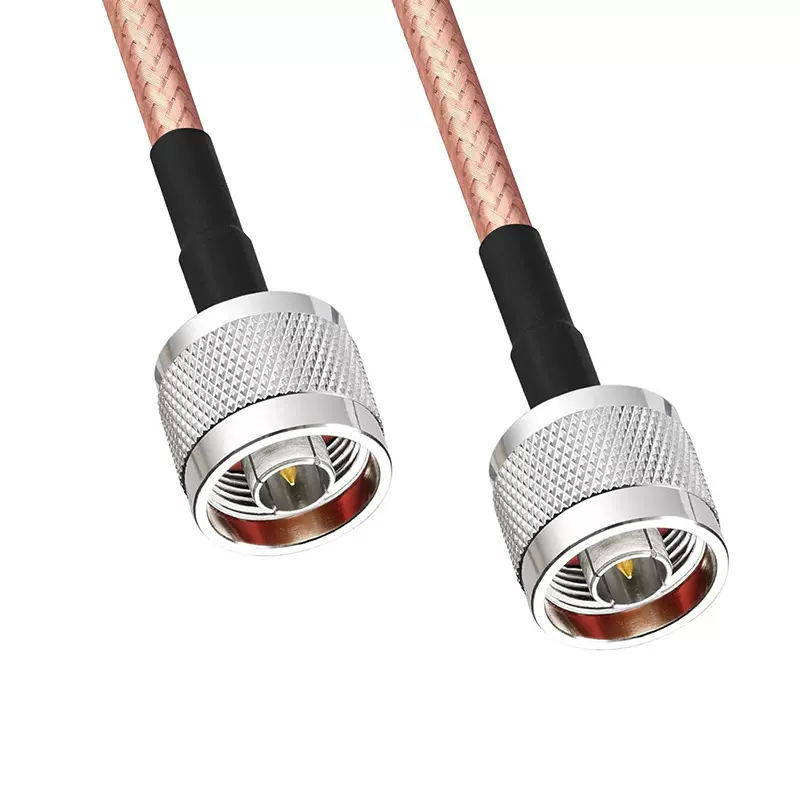 RG142双层编织同轴射频电缆组件N型公转N型公延长线双屏蔽高频线