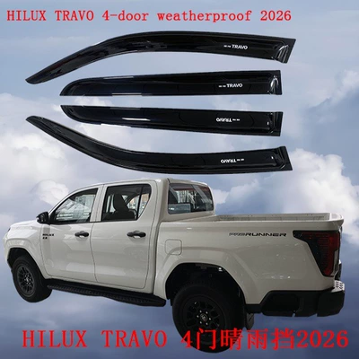 Hilux Travo Rain Shield 2026 New Model Hilux Travo 4-Door Rain Shield Travo Rain Visor Car Window