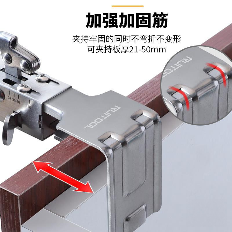 Clip de fijación de instalación de cajón Clip de cajón de prensa Clip de fijación de instalación de cajón sin manija