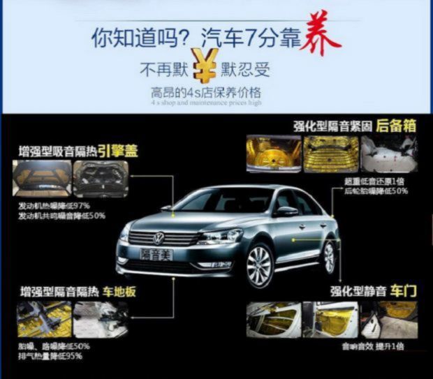 Factory Direct Supply Car Sound Insulation Cotton Shock-Absorbing Panels Full Car Modified Four-Door Chassis Noise Reduction Sound-Absorbing Self-Adhesive Butyl Glue