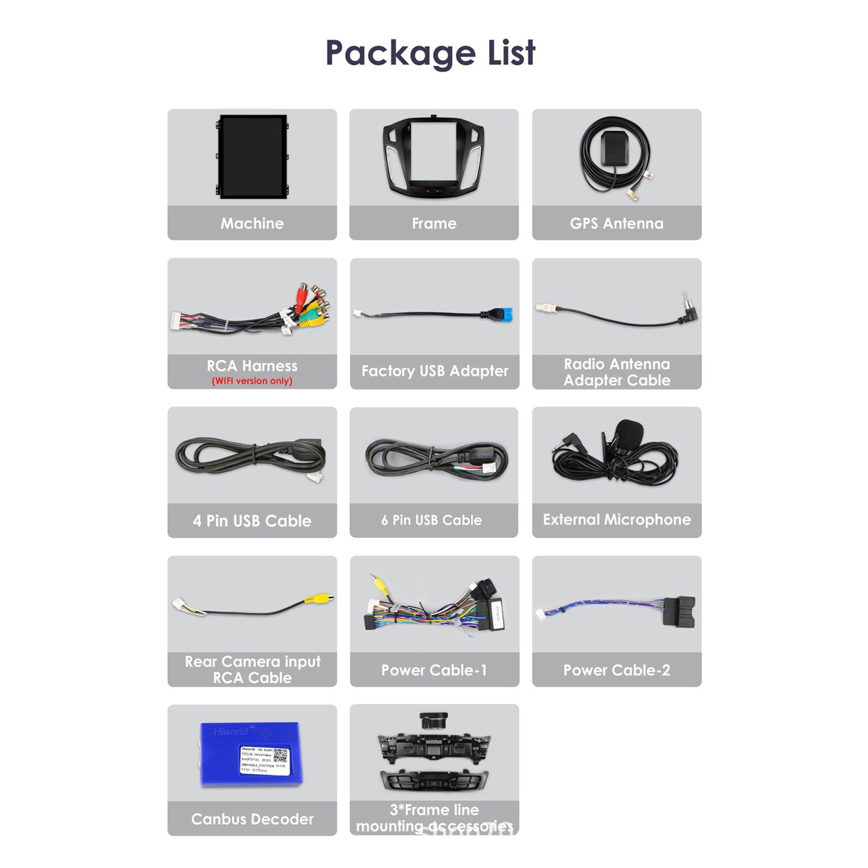 Suitable for 11-19 Ford Focus Mk3 Android Gps Central Control 9.7inch Vertical Screen Car Navigation